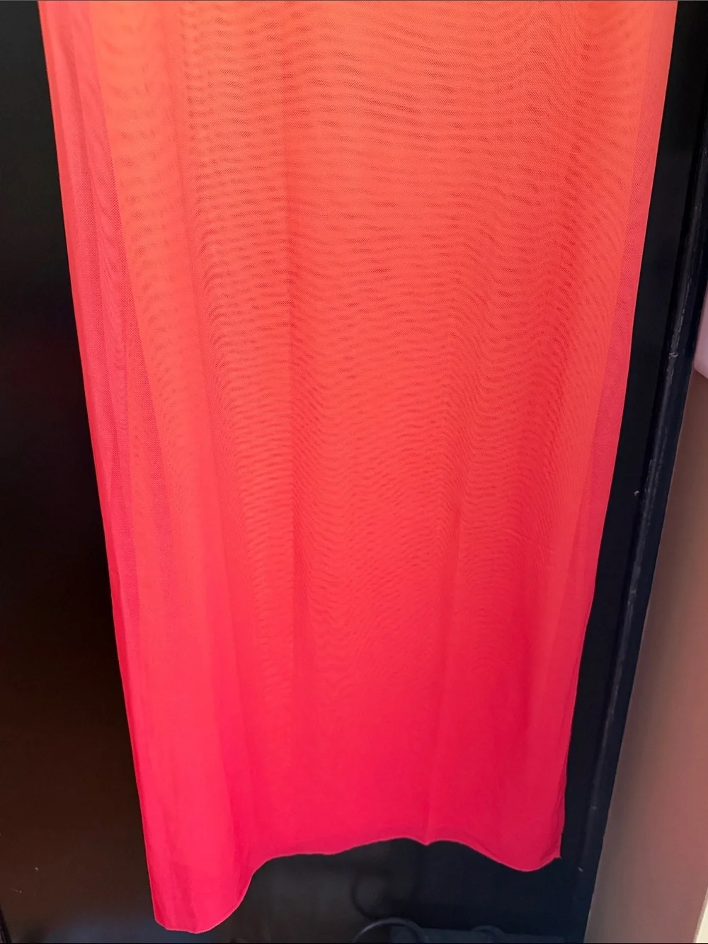 Carolyn Constas Gradient Orange to Red swim coverup  Dress M